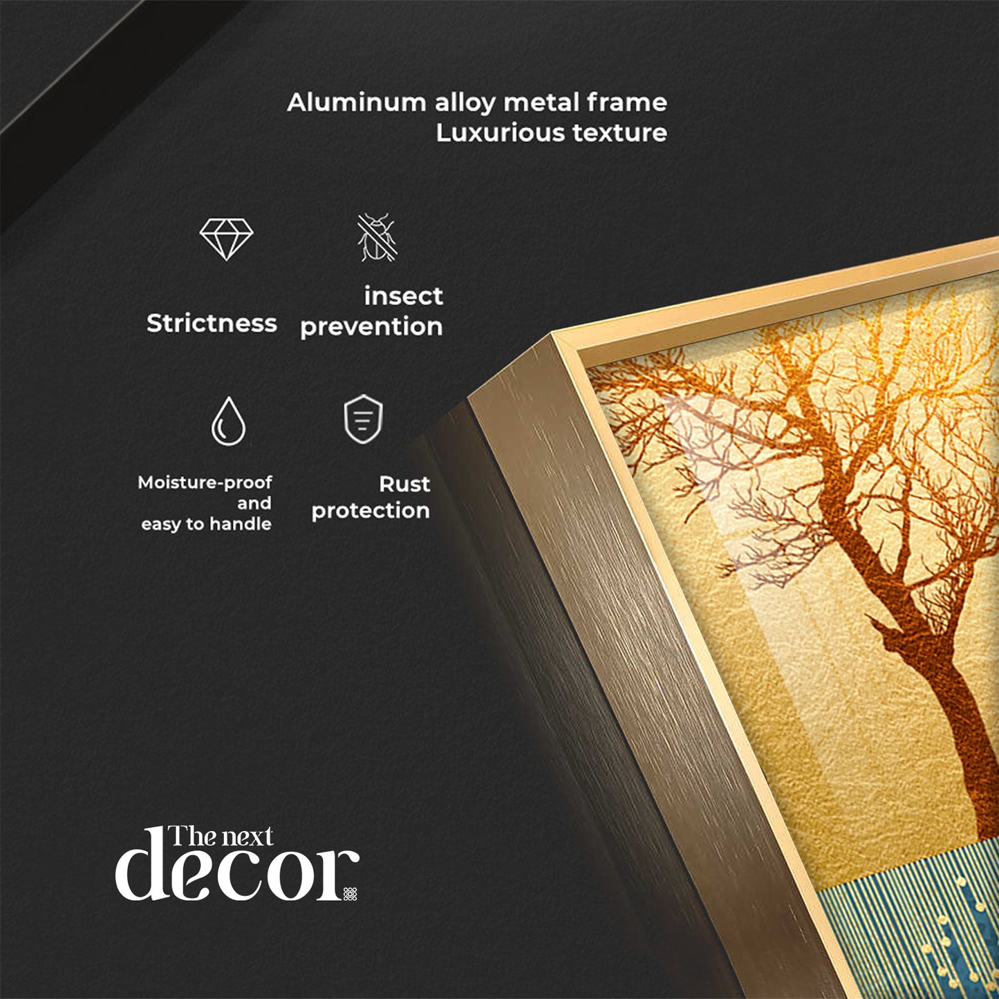Mountain Whispers Glass Finish Vertical Wall Art