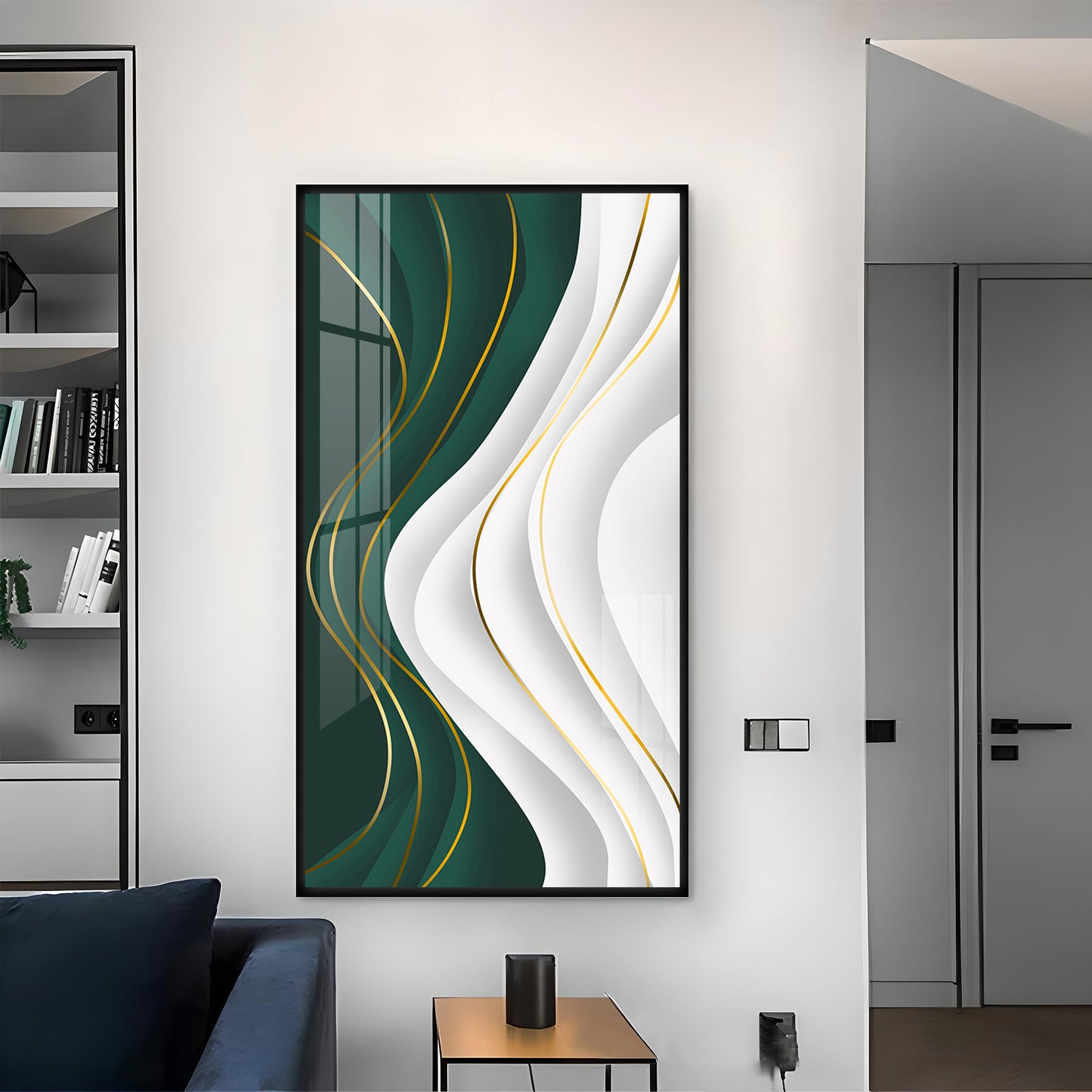 Ethereal Expressions Glass Finish Vertical Wall Art