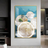 Ethereal Landscapes Glass Finish Vertical Wall Art