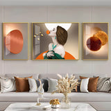 Urban Elegance Glass Finish Wall Art (Set Of 3)