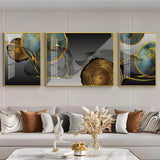 Wallscape Trio Glass Finish Wall Art (Set Of 3)