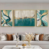 Muse of Colors Glass Finish Wall Art (Set Of 3)