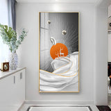 Ethereal Pathways Glass Finish Vertical Wall Art