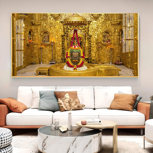 Somnath Temple Glass Finish Horizontal Wall Art