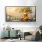 Buddha In Vibrance Light Glass Finish Horizontal Wall Art