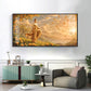 Gudiance Of Light Buddha Glass Finish Horizontal Wall Art