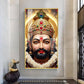 Jai Shri Shyam Baba Glass Finish Vertical Wall Art