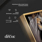Whispers of Gold Horse Glass Finish Vertical Wall Art