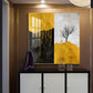 Majestic Tree Glass Finish Square Wall Art