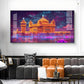 Sri Harmandir Sahib Glass Finish Horizontal Wall Art