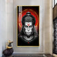 Ram Bhakat Bajarang Bali Glass Finish Vertical Wall Art