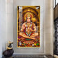 Spiritual Hanuman Ji Glass Finish Vertical Wall Art