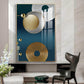 Modern Muse Glass Finish Vertical Wall Art