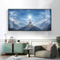 Sky Emembrance Buddha Glass Finish Horizontal Wall Art