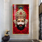 Shyam Baba Glass Finish Vertical Wall Art