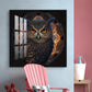Enchanted Owl Glass Finish Square Wall Art