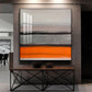 Citrus Cascade Glass Finish Square Wall Art