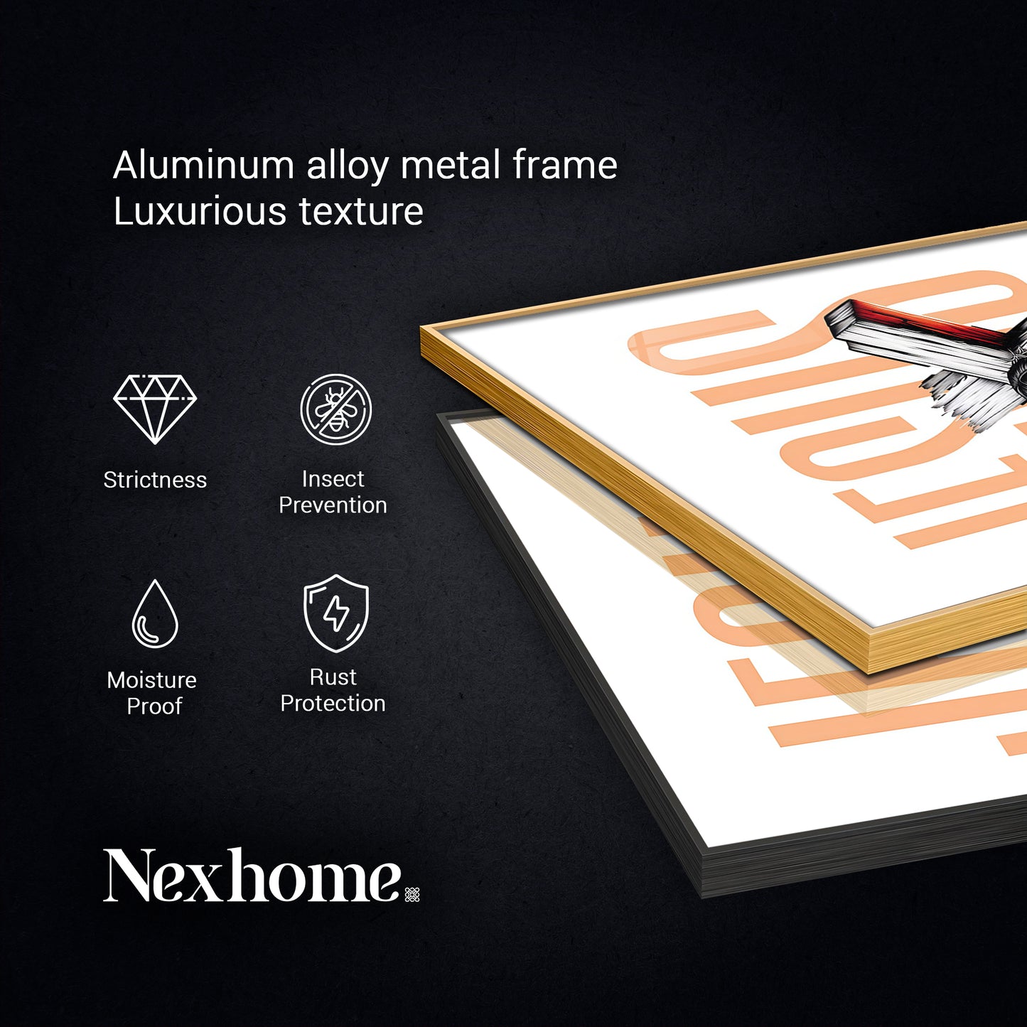 Jesus Christ with Cross Glass Finish Vertical Wall Art