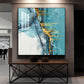 Harmony in Hues Glass Finish Square Wall Art