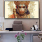 Shri Ram Bhakt Balaji Glass Finish Horizontal Wall Art