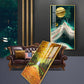 Tranquil Trails Glass Finish Vertical Wall Art