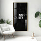 Don't Quit Motivational Glass Finish Vertical Wall Art