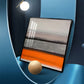 Citrus Cascade Glass Finish Square Wall Art