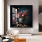 Botanical Beauty Glass Finish Square Wall Art