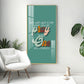Pray To The One Motivational Glass Finish Vertical Wall Art