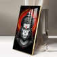 Ram Bhakat Bajarang Bali Glass Finish Vertical Wall Art