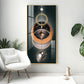 Urban Aesthetic Glass Finish Vertical Wall Art