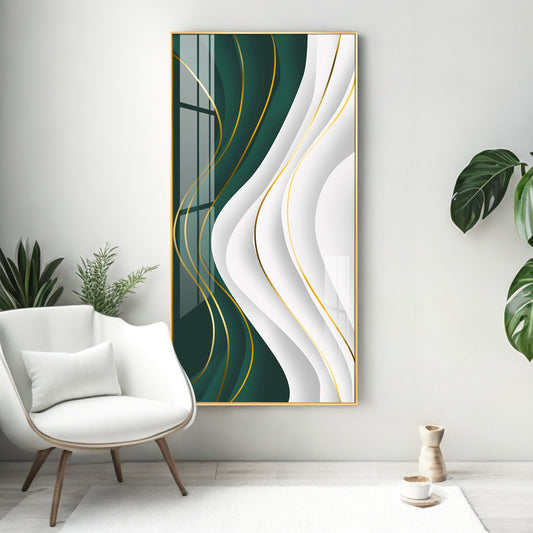 Ethereal Expressions Glass Finish Vertical Wall Art