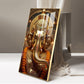 Ganpati Bappa Morya Glass Finish Vertical Wall Art