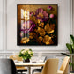 Petals in Harmony Glass Finish Square Wall Art