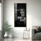 Remember Who You Wanted To Be Motivational Glass Finish Vertical Wall Art