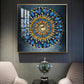 Enchanted Bloom Glass Finish Square Wall Art
