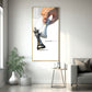 Focus On The Best Motivational Glass Finish Vertical Wall Art