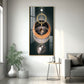 Urban Aesthetic Glass Finish Vertical Wall Art