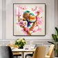 Avian Harmony Glass Finish Square Wall Art