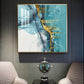 Harmony in Hues Glass Finish Square Wall Art