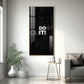 Don't Quit Motivational Glass Finish Vertical Wall Art