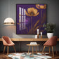 Lavender Haven Decor Glass Finish Square Wall Art