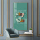 Pray To The One Motivational Glass Finish Vertical Wall Art