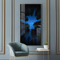 Never Stop Looking Up Motivational Glass Finish Vertical Wall Art
