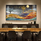 Forest Guardian Glass Finish Horizontal Wall Art