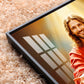 God jesus Glass Finish Square Wall Art