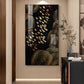 Luminescent Flight Glass Finish Vertical Wall Art