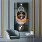Urban Aesthetic Glass Finish Vertical Wall Art