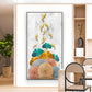 Chromatic Fish Glass Finish Vertical Wall Art