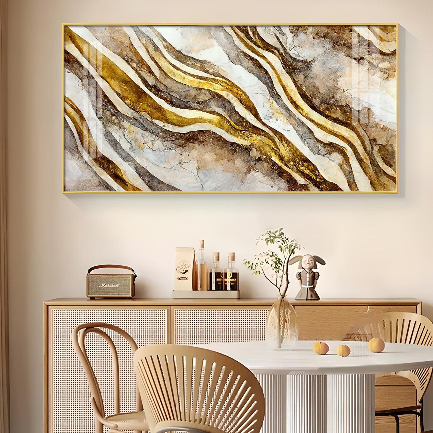 Relanta Glass Finish Horizontal Wall Art